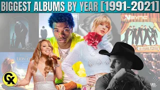 Top Selling Album of Each Year (1991-2021)