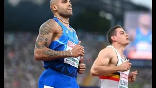 Marcell Jacobs ora finale 100 metri europei 2022 atletica Monaco di Baclviera video