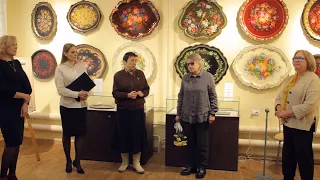 Открытие выставки «Династия Гончаровых из Жостово» в выставочном зале Мстерского худ. музея