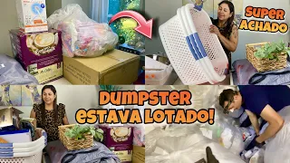 Super achado! O dumpster dos Estados Unidos estava lotado!🇺🇸🇺🇸🇺🇸