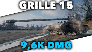 Grille 15 - 9,6K Damage - 6 Kills - World of Tanks