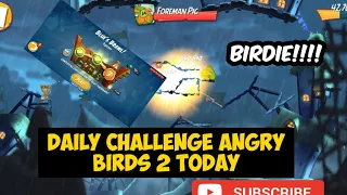 daily challenge angry birds 2 today.(no gems used) June 15 4-5-6 with bubbles