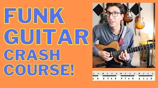 ESSENTIAL Funk Guitar Chord Runs and Single Note Lines!