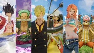 All Characters Attack Skills & Transformations - One Piece Odyssey