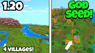 🤫BEST Plains Villages SEEDS For Minecraft 1.20 Bedrock!