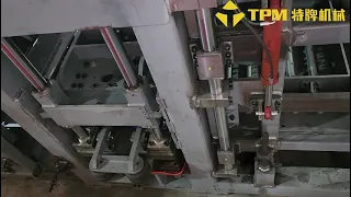 Testing of TPM8000G Automatic Concrete Block Molding Machine