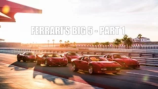 FERRARI'S BIG 5: 288 GTO vs F40 vs F50 vs Enzo vs LaFerrari - PART 1