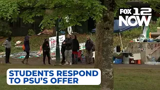 LIVE: Protesting students respond to PSU president's offer