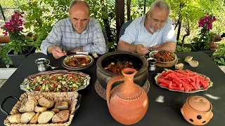 How to Cook a Chicken or Rooster Recipe 🐓 a Real Village Dinner  🍽️ ASMR Turkish Kitchen