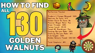 How To Find ALL 130 Golden Walnuts In Stardew Valley