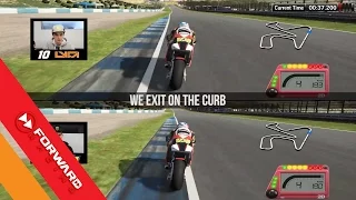 Maro vs Balda at Jerez @MotoGP15 videogame