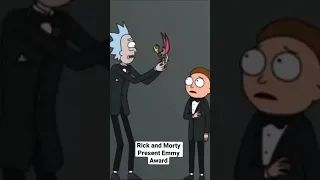 Rick And Morty Present Emmy Award #shorts #rickandmorty #emmy