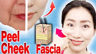 Just 3 min a Day! Remove Nasolabial Folds with Japanese Fascia Peeling Massage