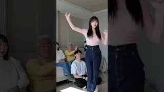 Dancing TWICE in front of my family🤍 (TWICE - LOOK AT ME)