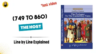 The Host | Canterbury Tales | General Prologue | Line by Line explained in Hindi and Urdu
