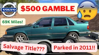 I Won A Low Mileage Volvo 850! Did The Auction Make a Mistake? Or Did I Get Screwed?!!