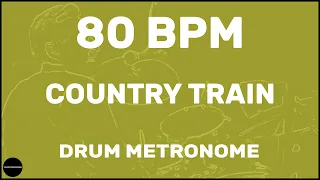 Country Train | Drum Metronome Loop | 80 BPM