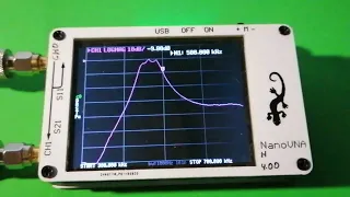 Изменяю промежуточную частоту с помощью NanoVNA