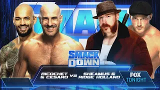 Ricochet & Cesaro Vs Sheamus & Ridge Holland - WWE Smackdown 28/01/2022 (En Español)