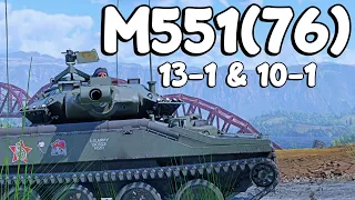 M551(76) 13-1 & 10-1. I Enjoyed It, Probably Because It Has A Stab