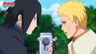Sasuke scares Naruto by showing the Rinnegan he took from Madara! Boruto