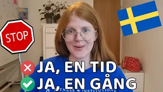 STOP making these Swedish MISTAKES  - 10 common Swedish mistakes - Part 2!