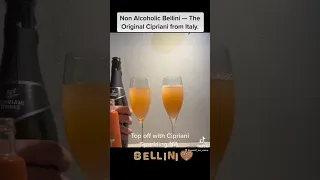 How to create an Authentic Italian Non-Alcoholic BELLINI. Using Cipriani’s new Sparkling NA.