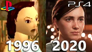 PS1 vs PS2 vs PS3 vs PS4 vs PS5 - PlayStation Games Evolution (1994-2020)