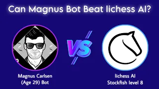 Magnus Carlsen (Age 29) bot vs lichess AI Stockfish level 8