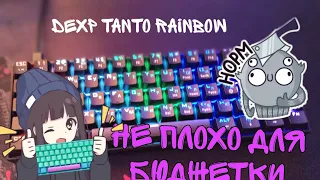 миханическая клавиатура tanto rainbow DEXP стоит ли покупать?