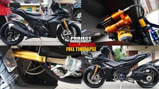 SNIPER 155 FULL MODIFICATION BIGBIKE CONCEPT (TIMELAPSE)