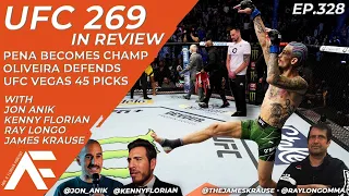 EP. 328: UFC 269 Madness in Review with Jon Anik and Kenny Florian