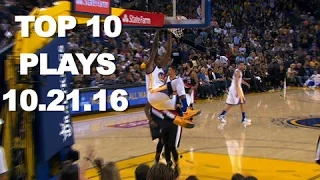 Top 10 NBA Plays: October 21st