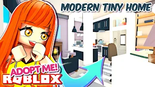 ✨ Fully Decorated Modern Tiny Home Speed Build ✨ Roblox Adopt Me!