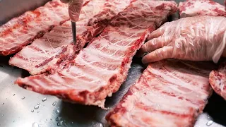 American Food - The BEST BARBECUE BABY BACK RIBS in Chicago! Smoke Daddy