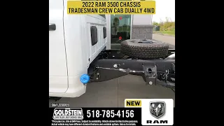 2022 RAM 3500 Chassis Tradesman Crew Cab Dually 4WD Stk L232R23 NEW Truck