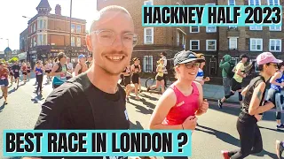 HACKNEY HALF MARATHON RACE VLOG 2023- NEW PB!!!