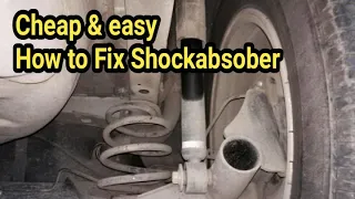 How to repair a Rear double action type of  shock breaker, easy , cheap and can be refilled forever.