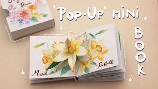 Tiny Miniature pop-up Flower Fairy Book (canon papercraft)