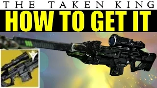 Destiny: How to Get The Black Spindle | SECRET EXOTIC SNIPER RIFLE in The Taken King!