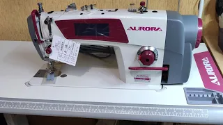 Промышленная швейная машина Aurora A-4E. Обзор/Моя прелесть! /