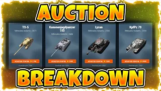 2021 AUCTION BREAKDOWN #1