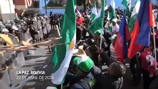 Maestros públicos inician protestas en contra del gobierno en Bolivia