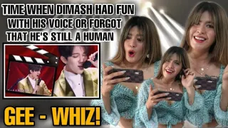 TIME WHEN DIMASH HAD FUN WITH HIS VOICE OR FORGOT THAT HE'S STILL HUMAN | REACTION
