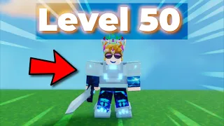 I 1V1'ED The FIRST Player Level 50... (Roblox Bedwars)