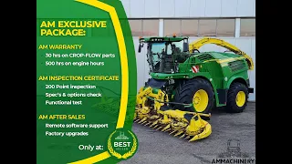 2017 John Deere 8400 forage harvester for sale @AMMachineryBV