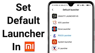 How To Set Any Launcher As Default In Xiaomi Redmi Phone 2020