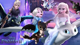 Frozen 2: Elsa and Jack Frost have a daughter - and Dragons!❄💙 Disney Frozen 2 | Alice Edit!