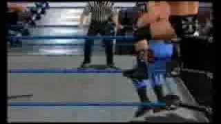 Batista Benoit HHH Corner Choke Spear