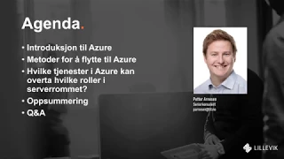 Webinar On Demand: Flytt serverrommet til Azure